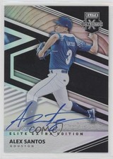 2020 Panini Elite Extra Edition Signatures Alex Santos #72 Auto 0g4