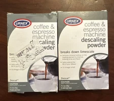 Urnex Coffee & Expresso Machine Descaling Powder - 4 Pack X 2 Boxes
