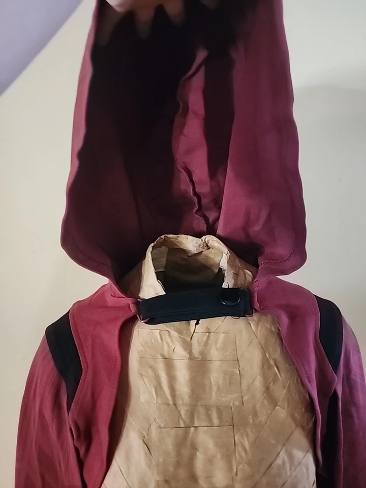 Marvel Bruja Escarlata Wanda Visión Película Disfraz Juegos con disfraces Capa Rojo Genial Halloween Foto 2 de 4