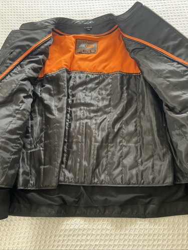 First Classics Men’s Biker Leather Gear Size 4X Black Leather Jacket w/Liner - Picture 8 of 16