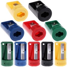 10 Pieces Carpenter Pencil Sharpener Colourful Manual Portable Woodwork Penci...