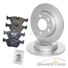 ATEC BREMSSCHEIBEN VOLL Ø266 + BELÄGE HINTEN FÜR VW CORRADO GOLF 3 PASSAT VENTO