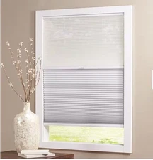 Home Depot Cordless Day/Night Window Shade Blinds Shadow White 29 1/4 x 64