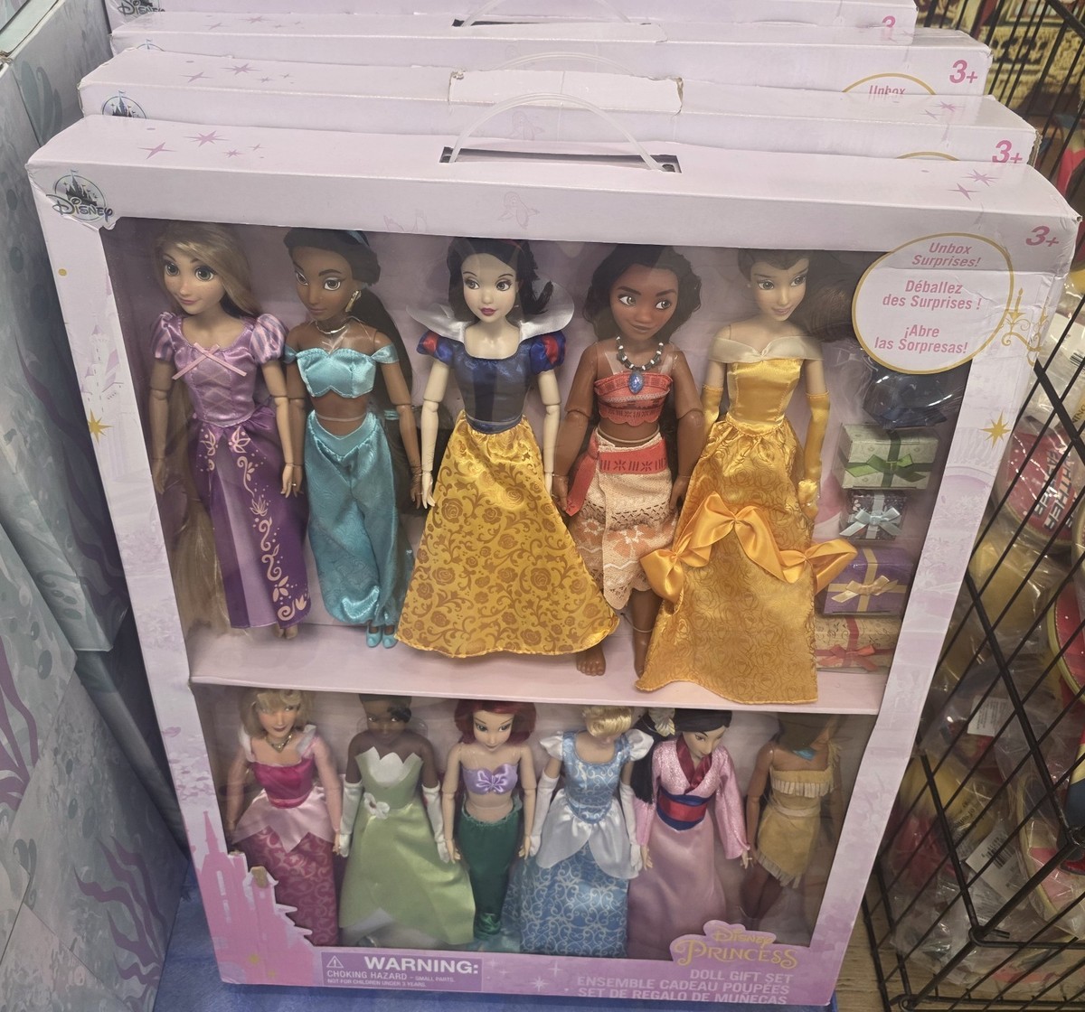 Disney Princess Classic Doll Collection Gift Set with Surprises