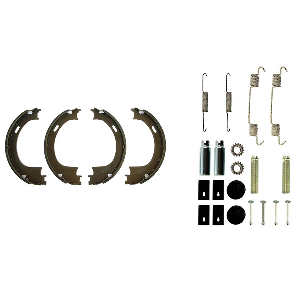 Kit de zapata de freno de estacionamiento trasero centrado y herrajes para Ford F-150 F-150 Heritage Foto 2 de 2