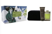 Bvlgari-Man Wood Essence:Eau De Parfum Spray 100ml+ AfterShave Balm 100ml+ Pouch