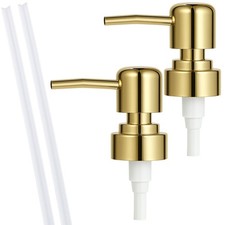 Gold Soap Dispenser Pump Replacement Replacement for Lotion Regular Glass Mouth