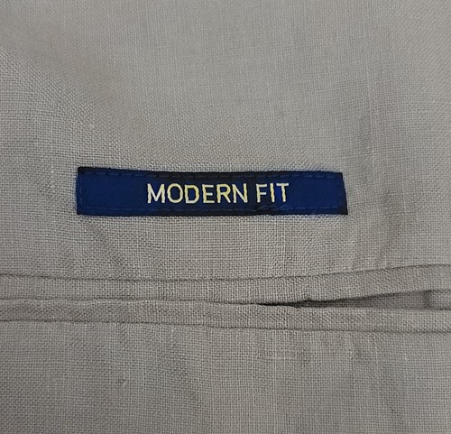 $698 Polo Ralph Lauren Mens Tan Soft Modern Fit Linen 2 Button Suit Size 42 Long - Picture 16 of 23