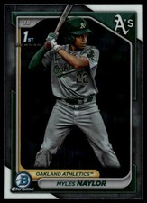 2024 Bowman #BCP-136 Myles Naylor Chrome Prospects