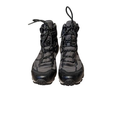 Under Armour Verge Mid GTX Hiking Boots Men 9 Black Gray Waterproof Michelin
