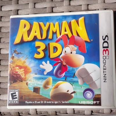 Ubisoft Rayman 3D (Nintendo 3DS) E NTSC-U/C 2011 w/ Case Manual