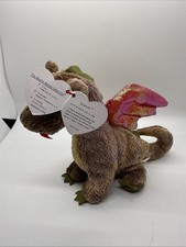 1998 SCORCH THE DRAGON VINTAGE TY BEANIE BABY Soft Plush Toy Collectible