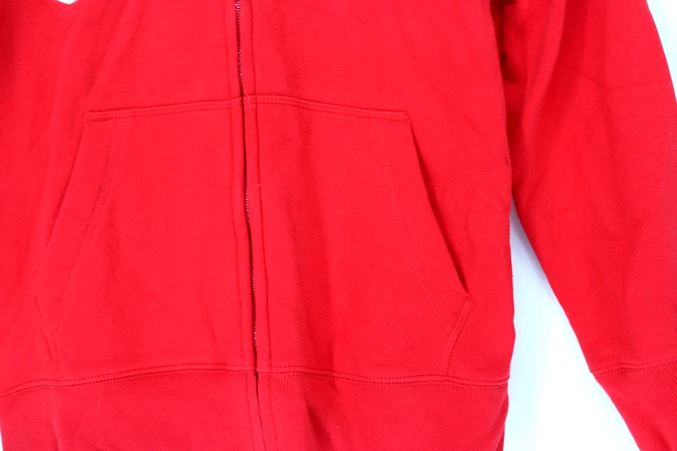 GAP Kids RED w/ NAVY & WHITE GAP LOGO  Zip-Up Hoodie XL Size 12 NWT - Image 4 of 4