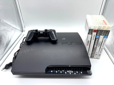 Sony Playstation 3 Slim Konsole CECH-3004A  inkl. Controller & Spiele