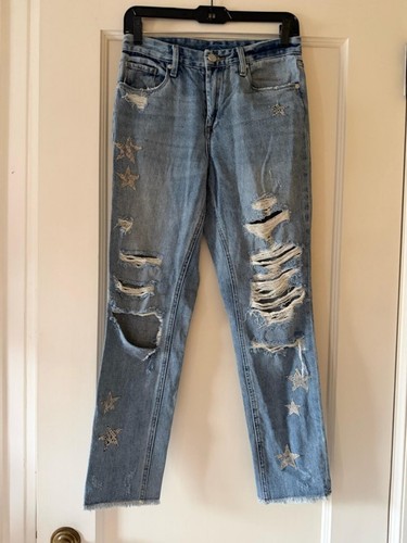 BlankNYC Ludlow Star Child cropped girlfriend jeans 26