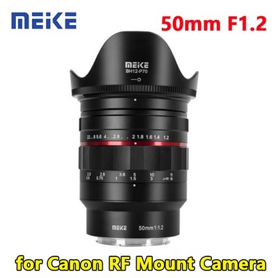 Meike 50mm Full Frame Large Aperture Prime Lens for Canon RF Mount  Camera