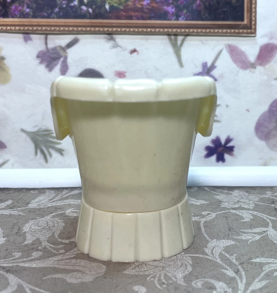 SILLA "ZAPATILLA" PLISADA ideal muebles vintage para casa de muñecas Renwal plástico 1:16 Foto 4 de 4
