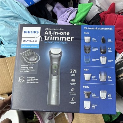 Philips Norelco All-in-One Trimmer 24 Tools Waterproof LED Quick Charge