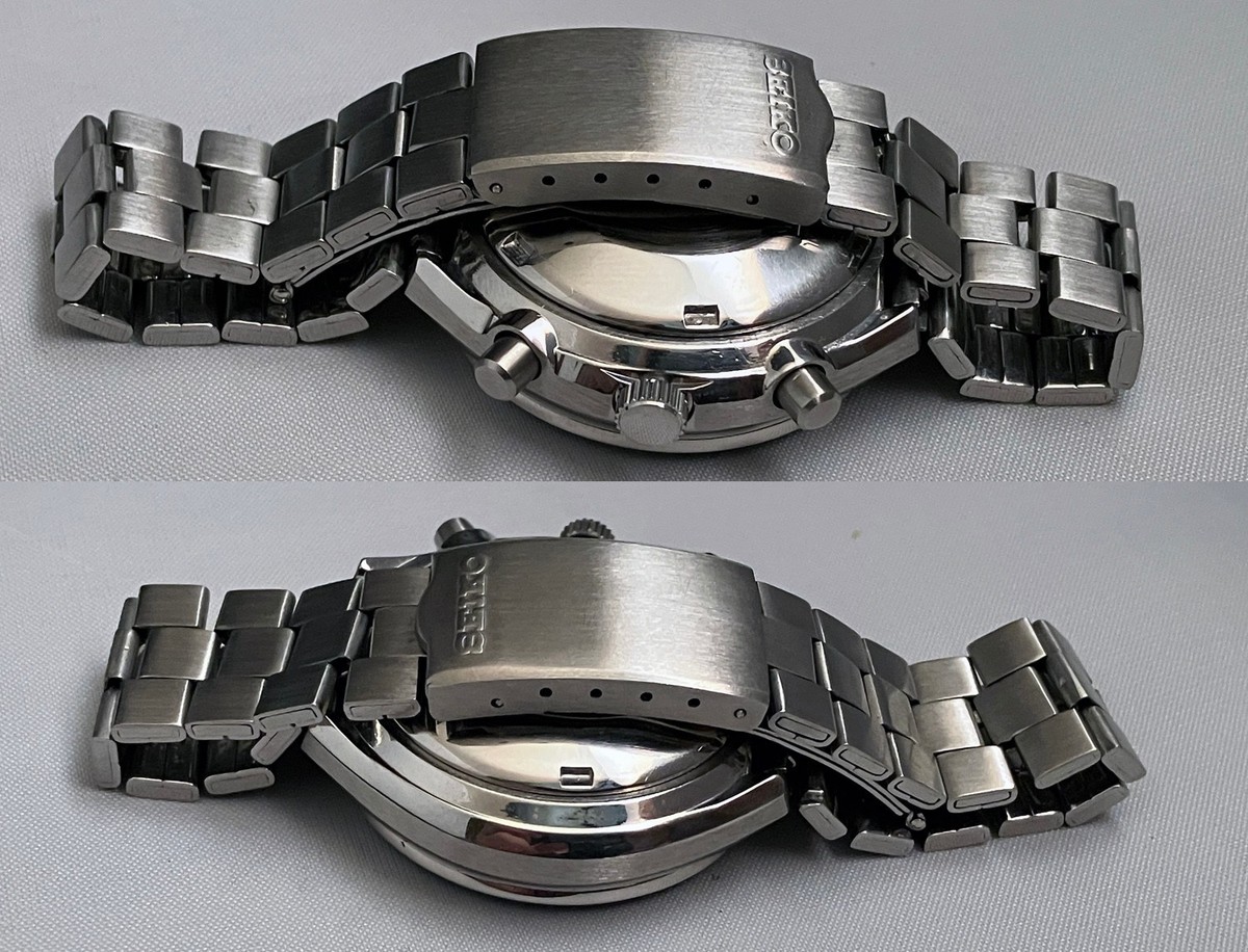 Nice Seiko 6138-8030 Blue Dial w/Original Bracelet - 1977 (English