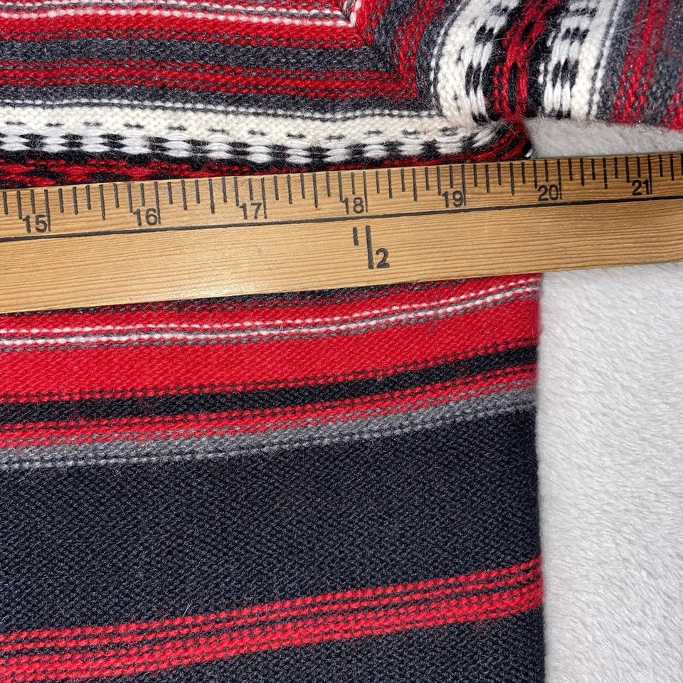 Ralph Lauren полный молнии свитер толстовка с капюшоном женщин L красный в полоску ангора цветной читать - Изображение 4 из 4