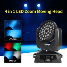 4in1 Zoom Wash Lights 36x10w RGBW Zoom Wash Moving Head Stage Light for Club bar