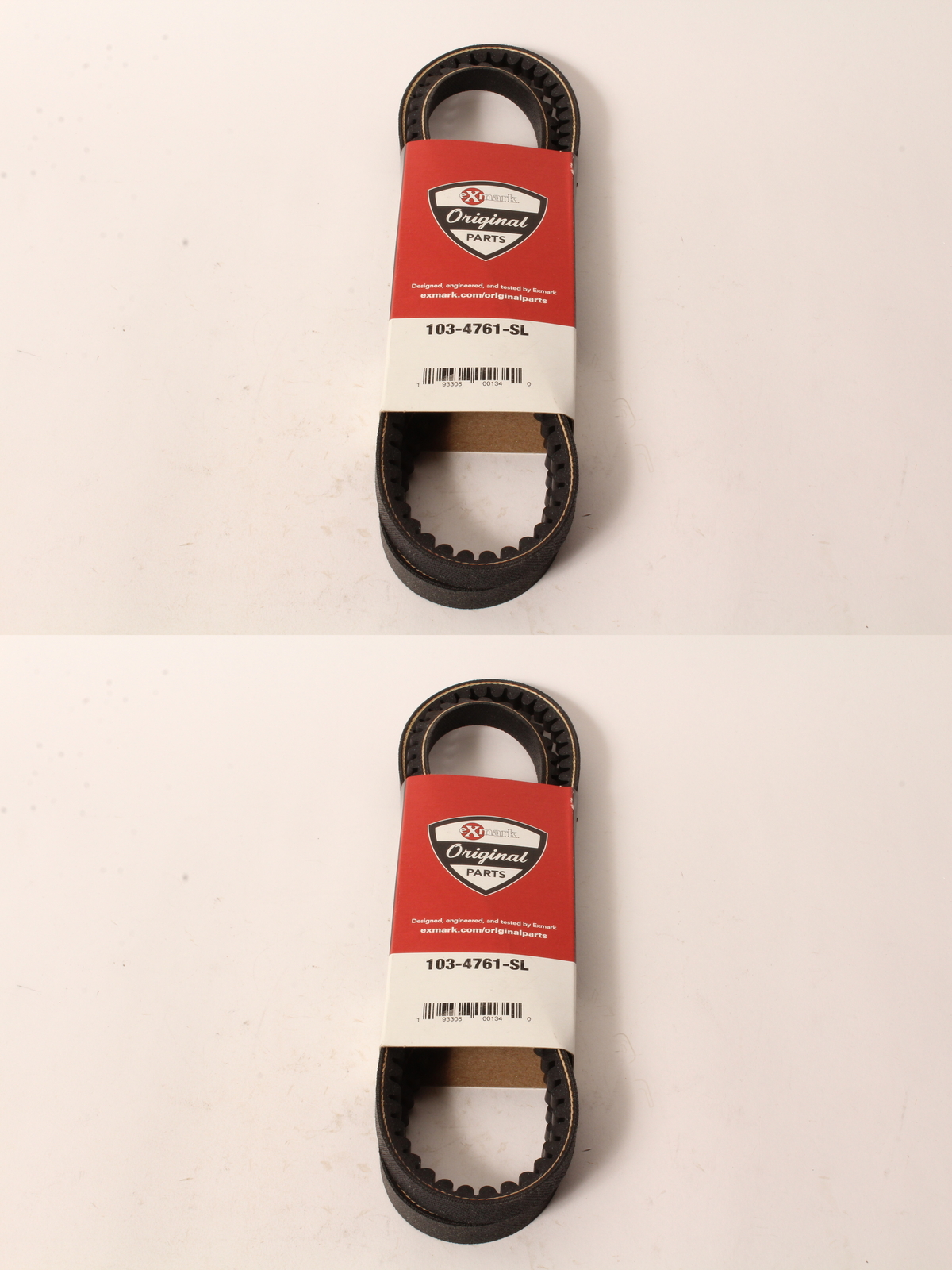 2 PK Genuine Exmark 1034761SL Cogged Belt Lazer Z CT HP Turf Tracer S