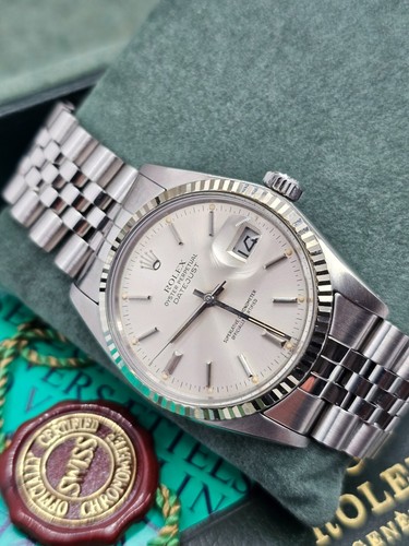 Rolex Datejust Silver Dial Watch - Ref 16014 in Excellent Unpolished Condition - Picture 19 of 22