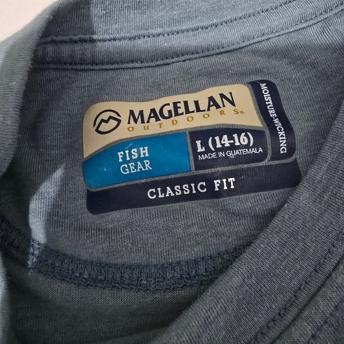 Magellan Outdoors Fish Gear Boys Shirt L(14-16) - Picture 4 of 4