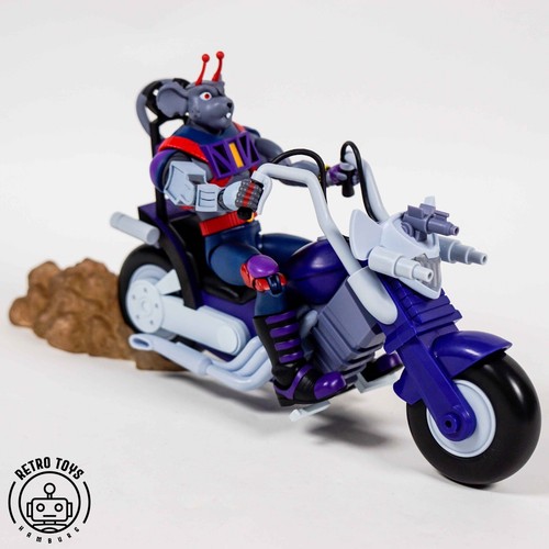 BIKER MICE FROM MARS 3 FIGURES + BIKES FULL SET THROTTLE VINNIE MODO Nacelle NEU - Bild 4 von 23
