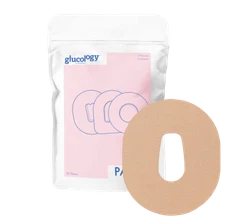 25 Pack Glucology Dexcom G6 CGM Patch | Adhesive & Water Resistant | Beige