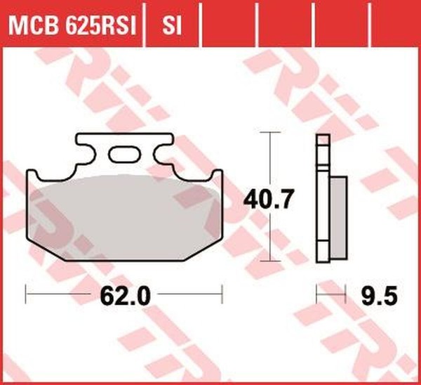 MCB625SI Bremsbelag Kawasaki KLX KX KDX Suzuki RM TS DR Yamaha DT WR YF TT XT-image