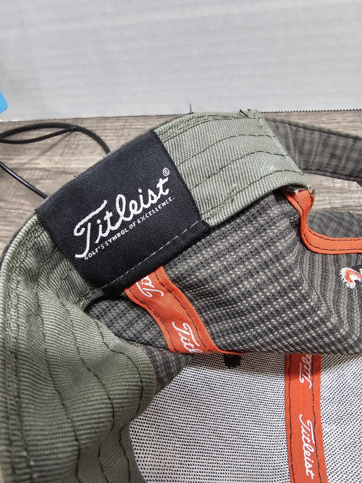 Titleist Checkered Pattern Golf Cap One Size Adju… - image 8