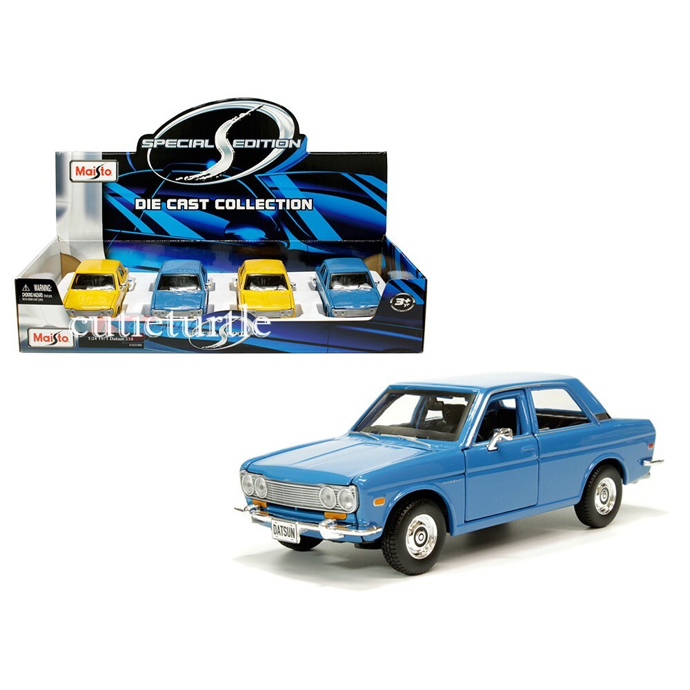 Maisto Special Edition 1971 Datsun 510 1:24 Diecast Model Toy Car