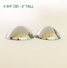2 X Hot Rod Universal Chrome Bullet Caps 4 34 Od 2 High
