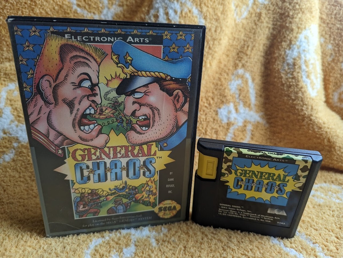 General Chaos【完品・中古美品・genesis北米版】 General Chaos (Sega Genesis, 1993) Authentic Original Game