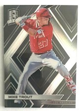 2018 Spectra Mike Trout base silver #34 Angels NM-M. 