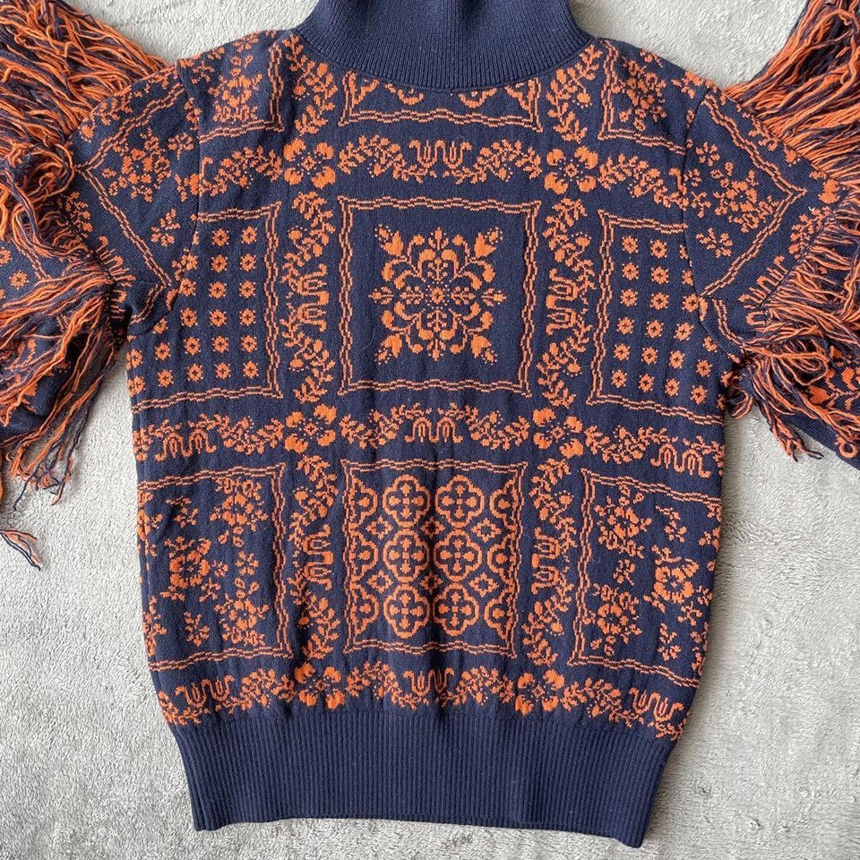 Worn By Nishino Nanase Sacai Rainspooner Fringe Bandana Knit eBay