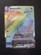 POKEMON TCG BLAZIKEN VMAX 200/198 CHILLING REIGN RAINBOW SECRET RARE!! on eBay