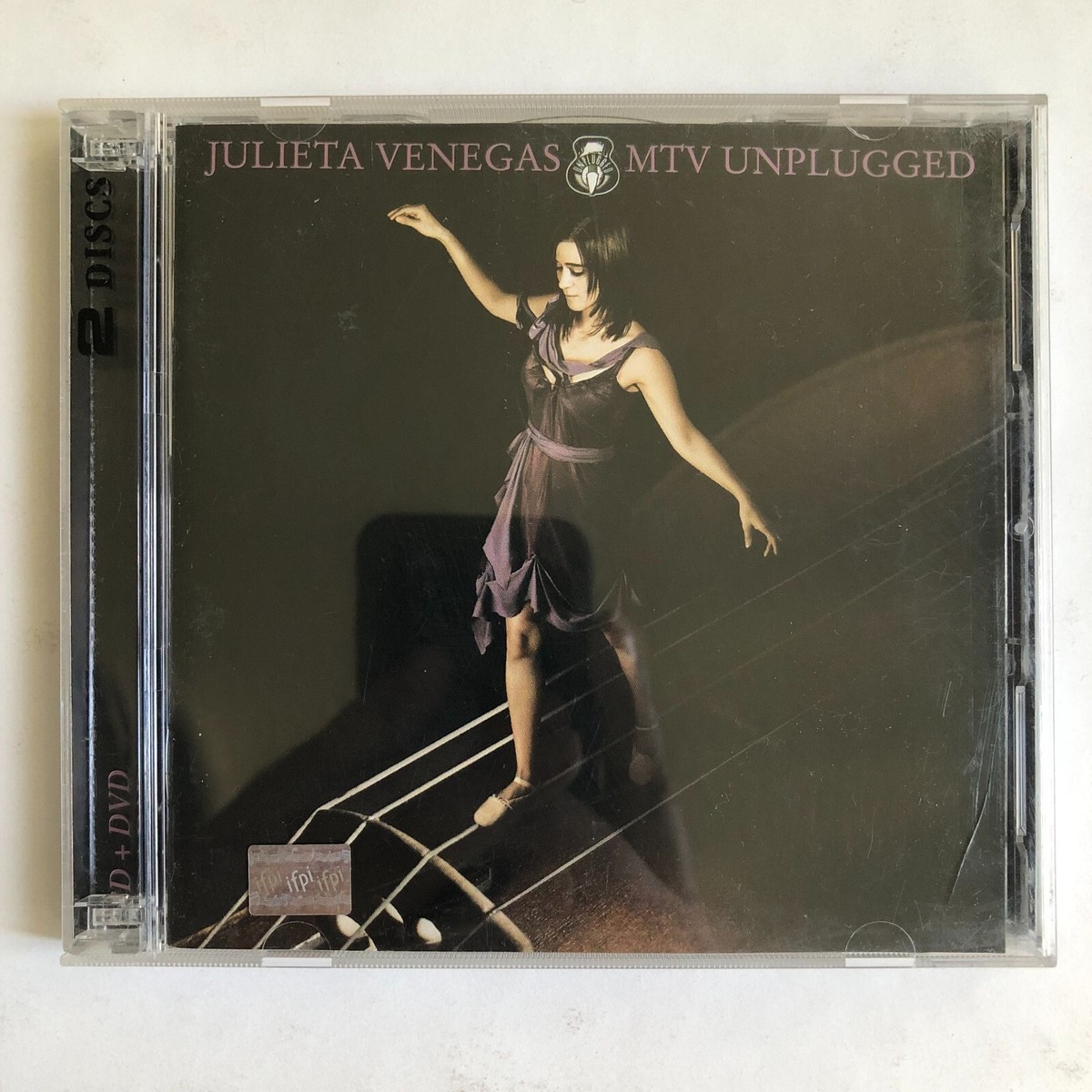 JULIETA VENEGAS -MTV UNPLUGGED- 2008 MEXICAN CD + DVD ALBUM