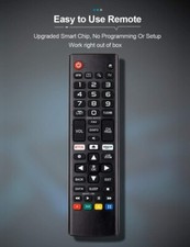 Universal-Fernbedienung Für Gelhard/Smart Tech TVs – Passt Für 40QW01V, GTV2226, GTV2492 (QLED WebOS) – Infrarot, Keine Programmierung Nötig