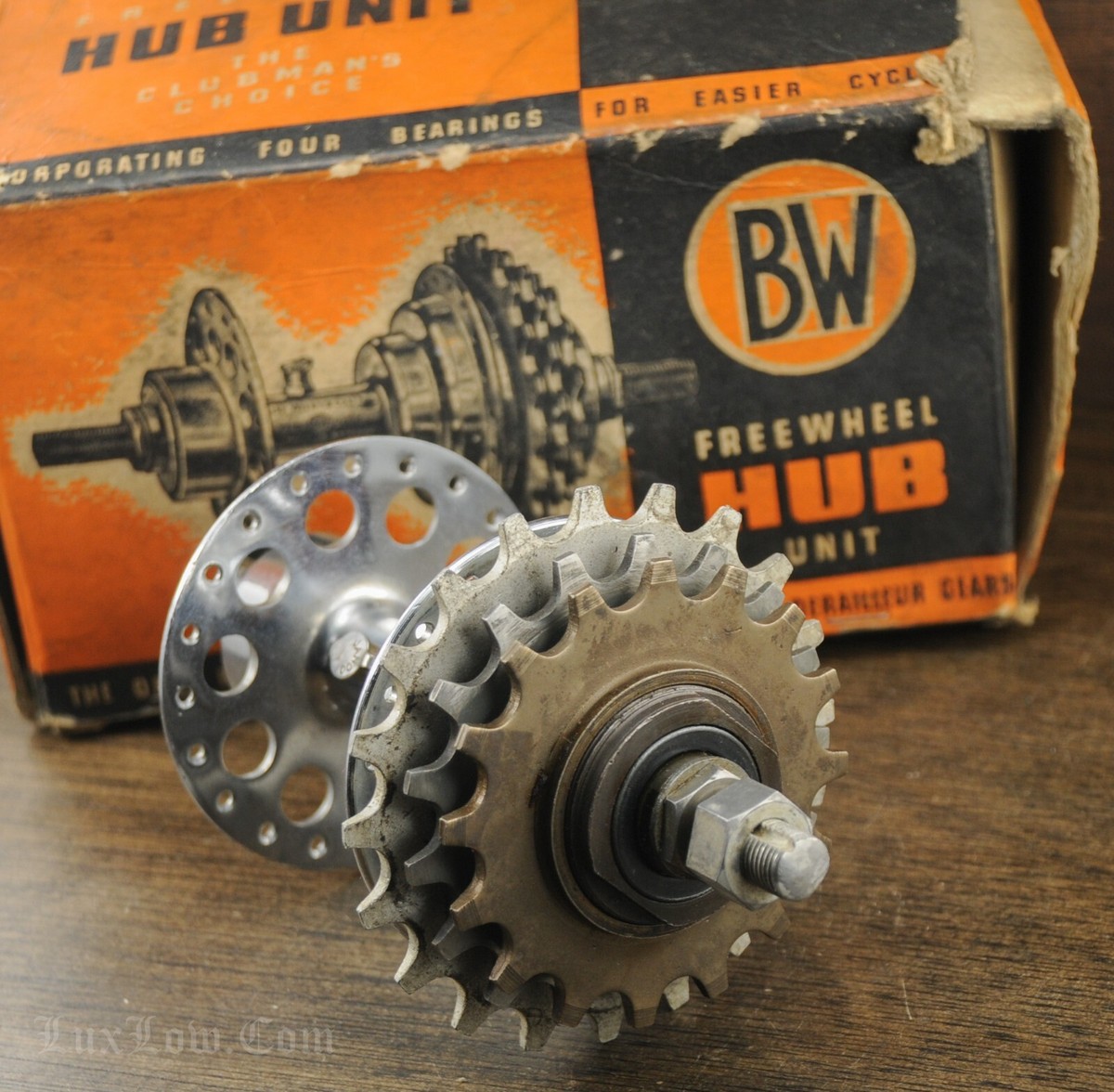 NOS Vintage Bayliss Wiley Road Bike Freewheel HUB 40h 3Speed