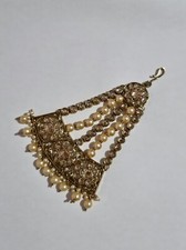 INDIAN BOLLYWOOD  jhummar PASSA JEWELLERY WEDDING PARTY  GOLD SIDE PASSA kundan 