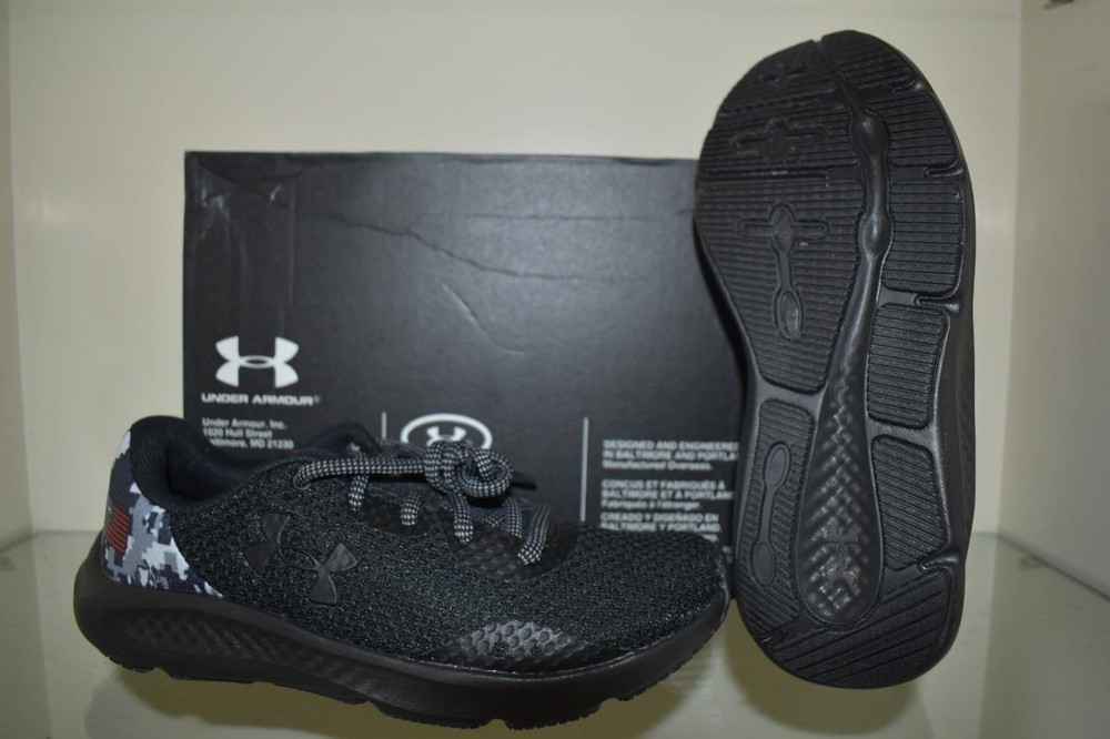 Under Armour Women's Charged Pursuit 3 Freedom Running Shoes 3026540 001 NIB