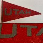 Vintage 1930’s Utah Utes Football MINI Pennant University 2.5x4.5 Inch — photo 1