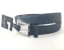 michael kors belt mens blue