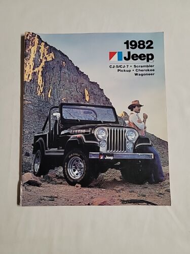 1982 Vintage Jeep Dealer Sale Brochure CJ, Scrambler, Pickup, Cherokee, Wagoneer