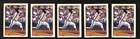 1989 Topps #530 Nolan Ryan 5ct Rangers Baseball Card Lot 1802J