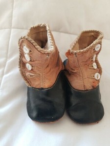 antique leather shoes