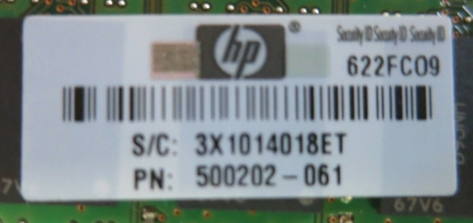 Micron MT18JSF25672PDZ-1G4D1AB 500202-061 6GB 3x2GB PC3-10600 DDR3 CL9 240P RAM - Image 4 of 4