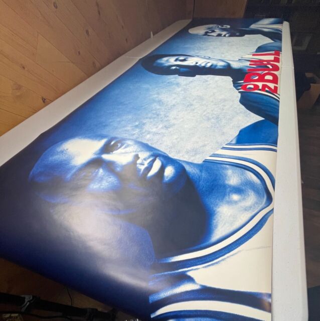 1996 Original Nike Michael Jordan Scottie Pippen Dennis Rodman No Bull Poster